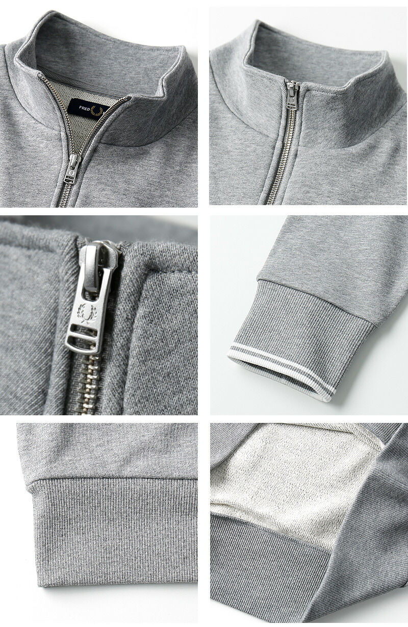 楽天市場】FRED PERRY/フレッドペリー ハーフジップスウェット HALF