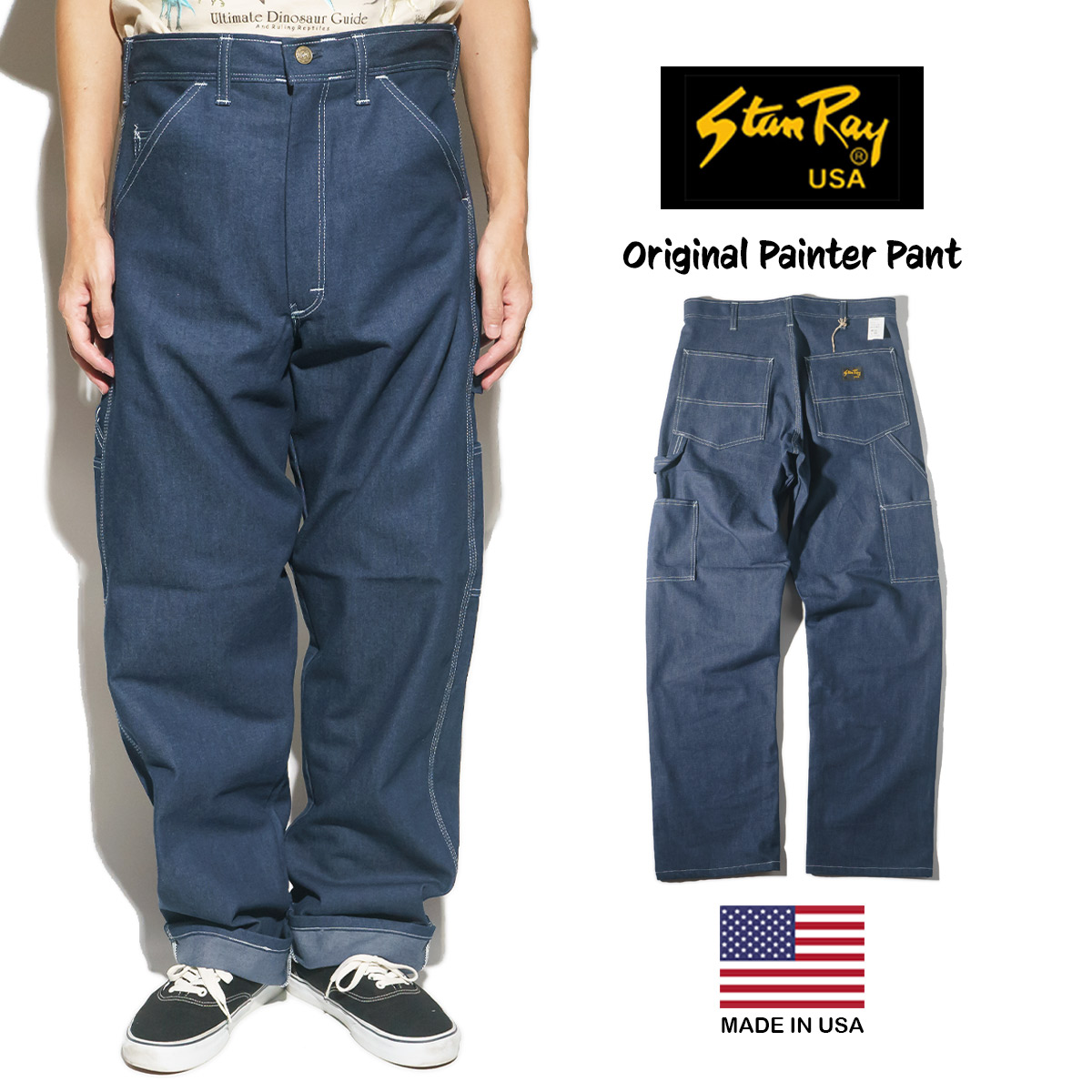 楽天市場】スタンレイ STAN RAY オリジナルペインターパンツ