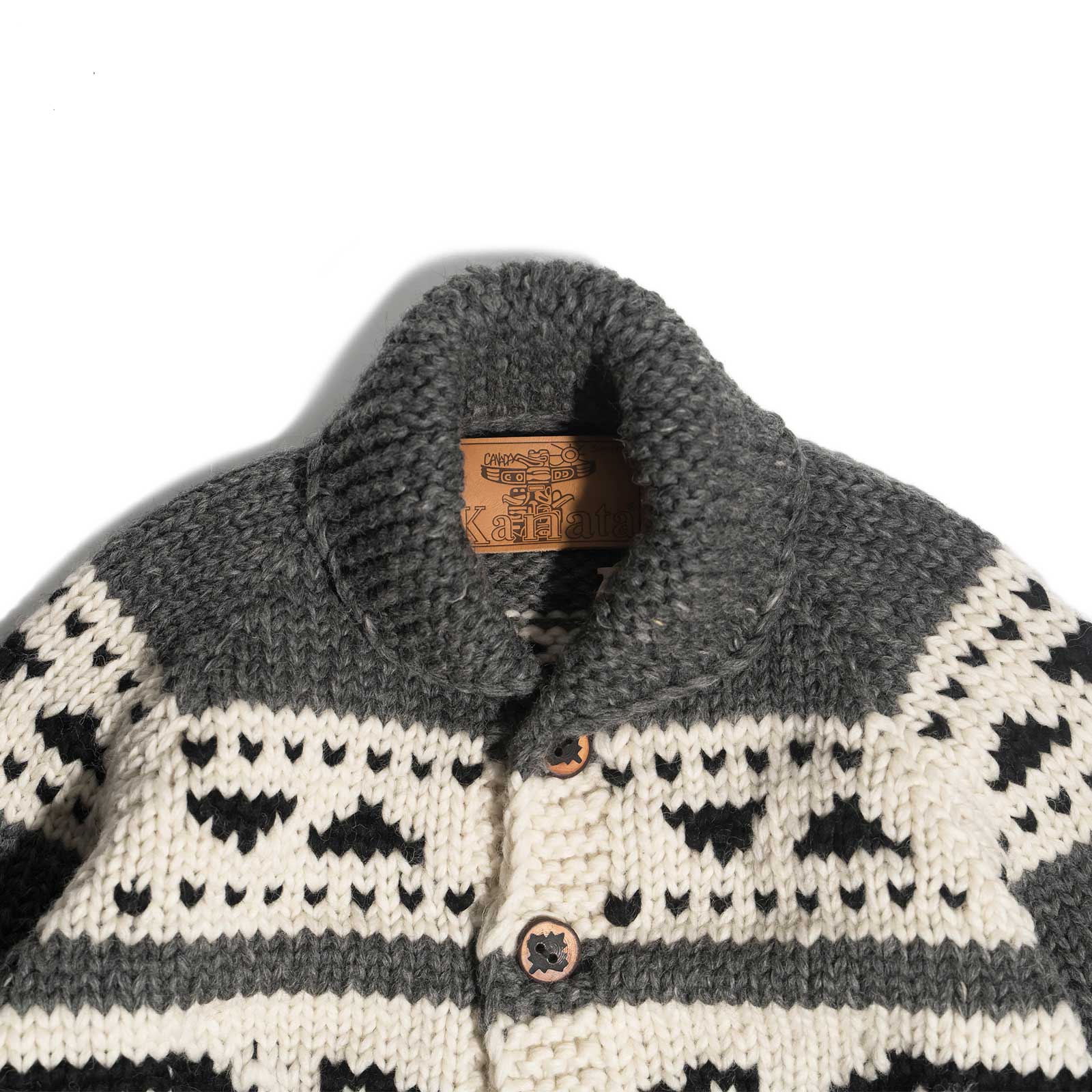 楽天市場】カナタ KANATA カウチンセーター 6プライウール ダブル