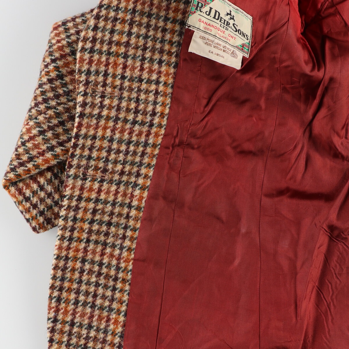 楽天市場】古着 ~90'S ハリスツイード Harris Tweed ガンクラブ