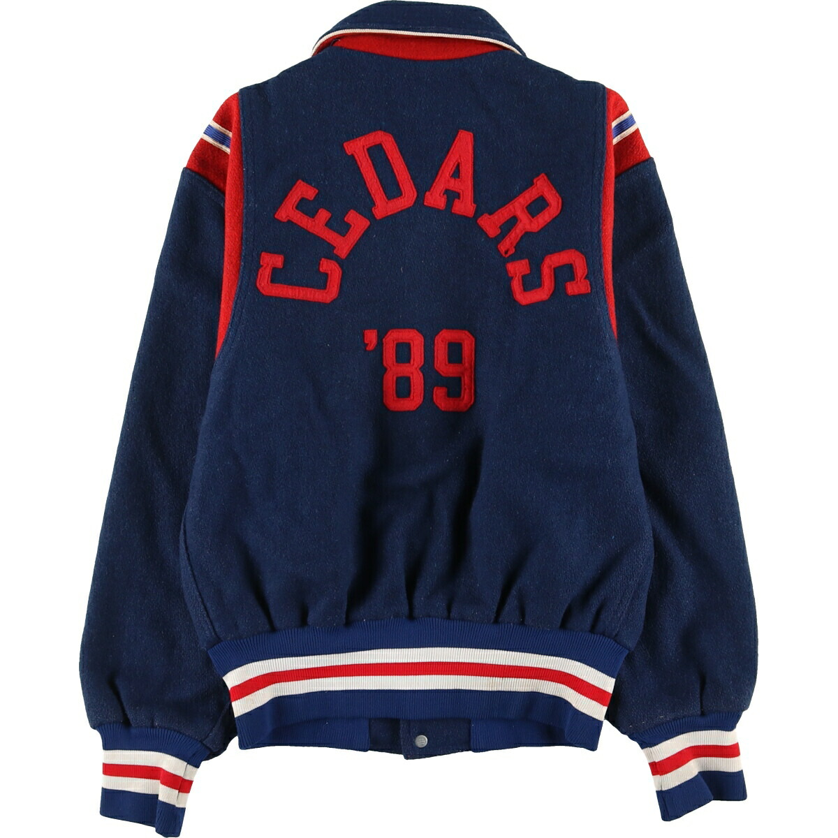 楽天市場】古着 80'S UNION EMBLEM CO ウールスタジャン アワード