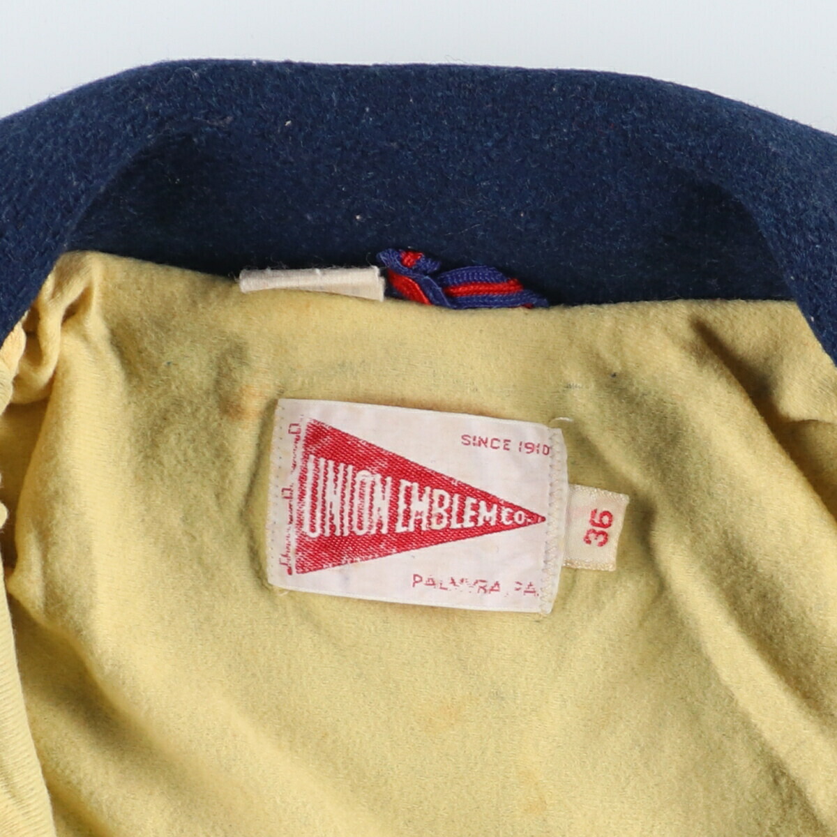 楽天市場】古着 80'S UNION EMBLEM CO ウールスタジャン アワード