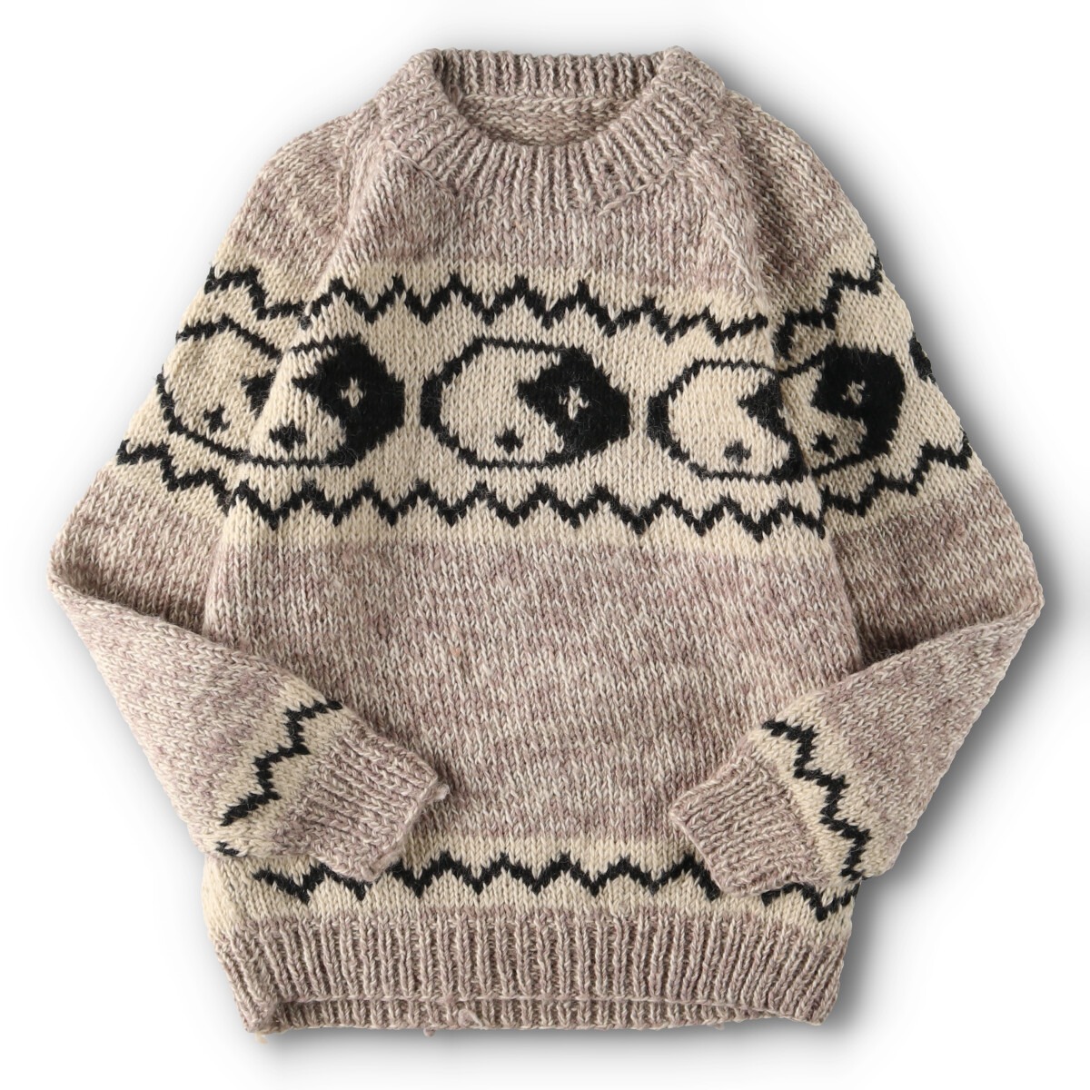 楽天市場】古着 陰陽柄 エクアドルニットセーター メンズM /eva000730