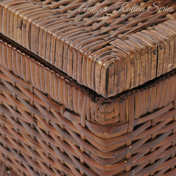 NY/アンティーク籐編・大型衣裳ケース 【公式通販】