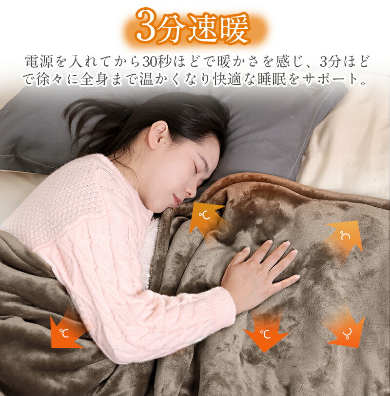 楽天市場】「300円OFFクーポン」【大きいサイズ＆両面フランネル】電気