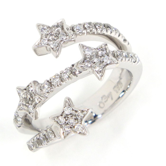 楽天市場】スタージュエリー STAR JEWELRY リング K18WG ダイヤモンド