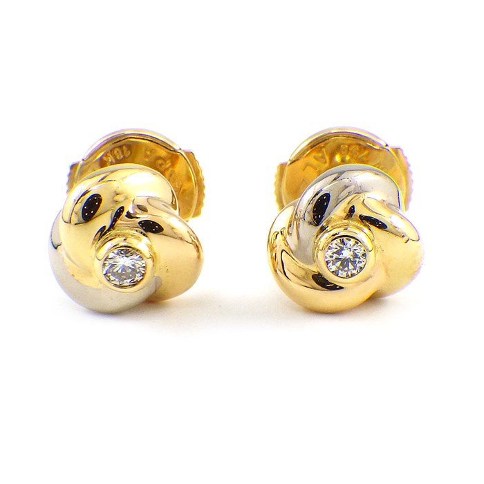 楽天市場】カルティエ Cartier ピアス ベビートリニティ ダイヤモンド