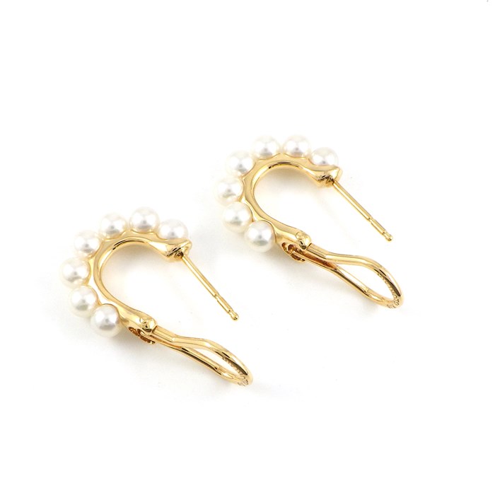 楽天市場】ミキモト MIKIMOTO ピアス ベビー パール 3.6mm珠 K18YG