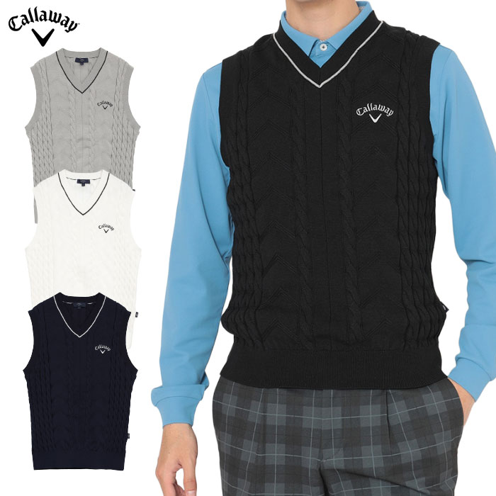 楽天市場】キャロウェイ（カラーブラック）（ベスト｜メンズウェア
