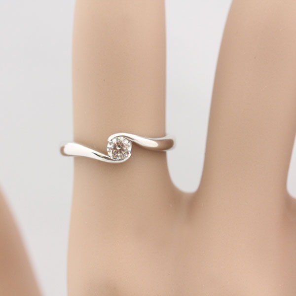 楽天市場】婚約指輪 PT900 プラチナリング 天然ダイヤモンド 【0.2ct