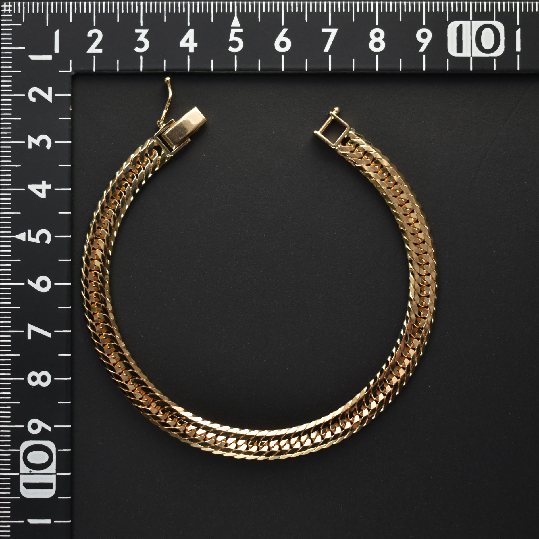 楽天市場】喜平 ブレスレット K18 トリプル 12面 19g 19cm 造幣局検定