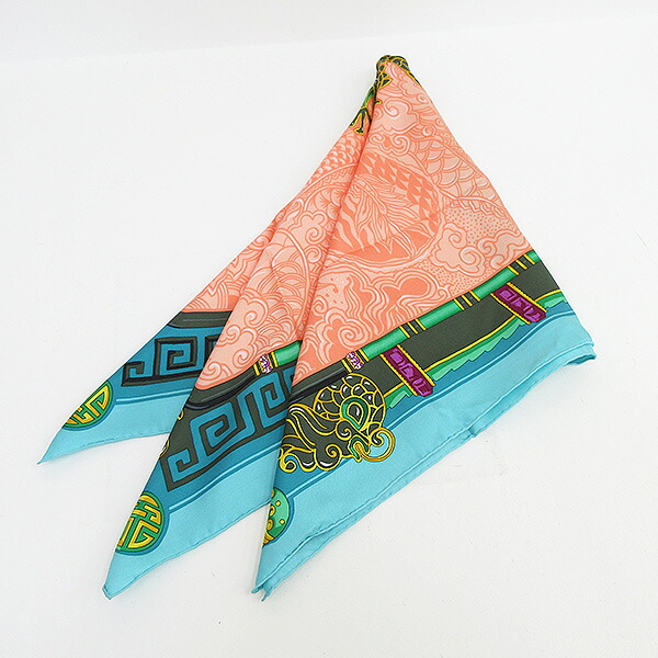 楽天市場】Cartier(カルティエ) ドラゴン スカーフ 大判 ブルー