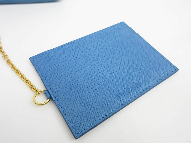 楽天市場】PRADA(プラダ) リボン 長財布 青 ブルー サフィアーノ