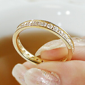 楽天市場】K10 YG/PG/WG 【0.5ct】ダイヤモンド フチありフル