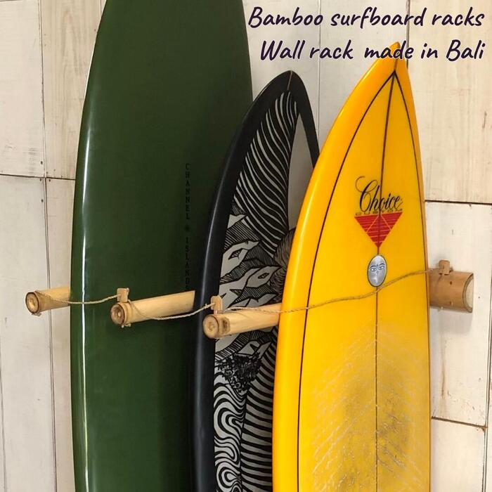楽天市場】サーフボードラック『バリ島の竹家具職人が作る当店