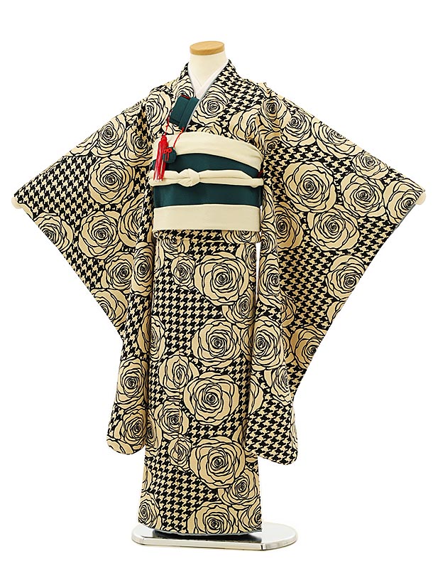 楽天市場】七五三 着物 7歳 フルセット レンタル 女の子 7960 ベージュ