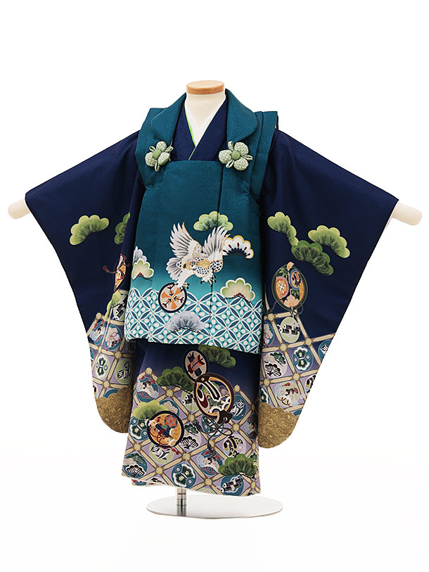 楽天市場】被布 レンタル 男児 七五三 被布 着物 レンタル 七五三 W127