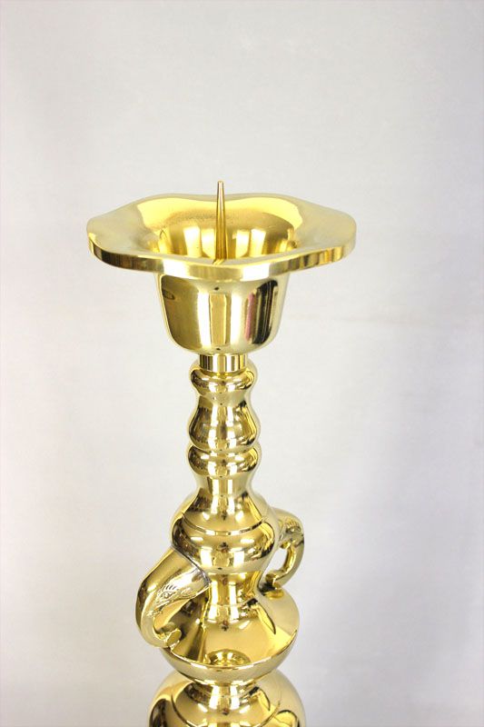 楽天市場】※受注生産品につき返品不可※【寺院用仏具】ローソク立て（象