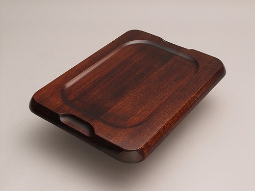 楽天市場】送料無料 うるし塗り長角盆(36×26.5) | 日本製 木製 木製