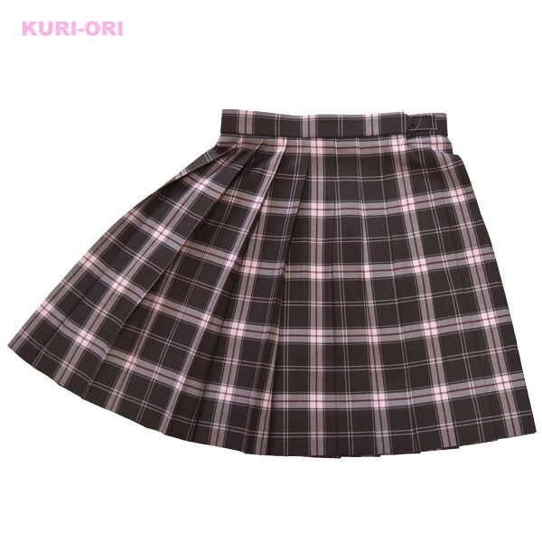 楽天市場】冬制服スカート ブラウン×ピンクタータンチェック ウエスト