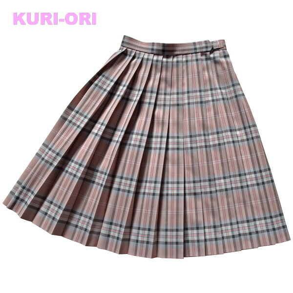 楽天市場】冬制服スカート【アッシュピンクタータンチェック】ウエスト