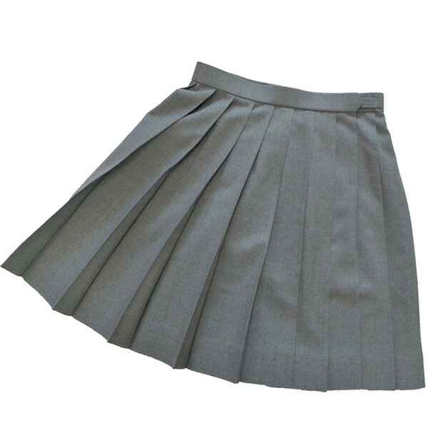 楽天市場】夏制服スカート【グレー無地】ウエスト60・63・66・69・72