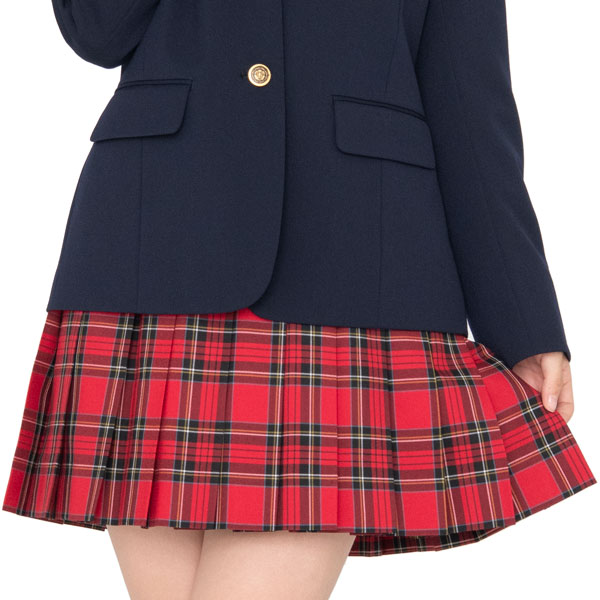 楽天市場】冬制服スカート 赤タータンチェック ウエスト60・63・66・69