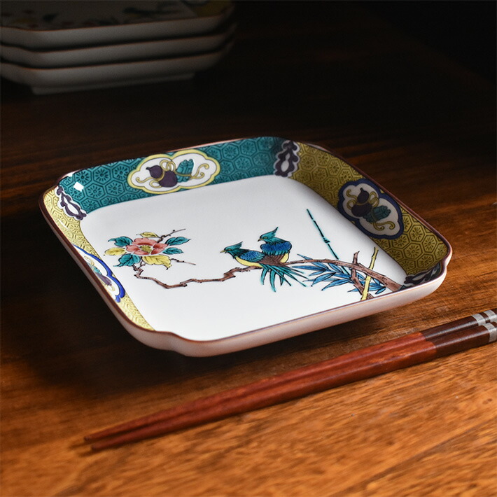 楽天市場】九谷焼 角皿 セット 古九谷絵変り（ 和食器 取り皿 おしゃれ