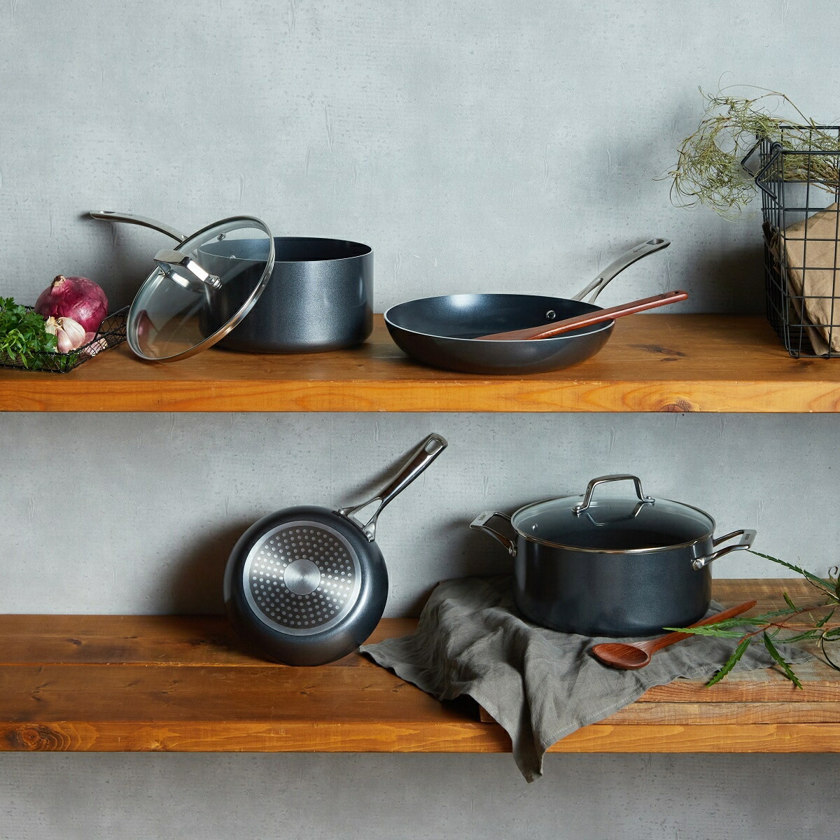 楽天市場】【京セラ公式】両手鍋 鍋 ガラス蓋 付き IH ガス火対応