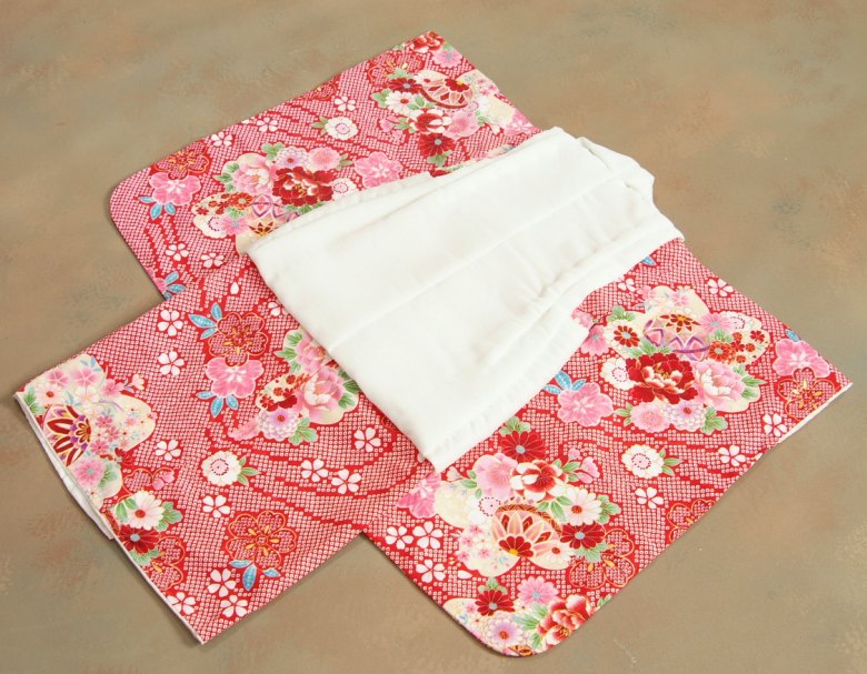 楽天市場】七五三 着物 3歳 女の子 被布セット 京都花ひめ 赤地総疋田