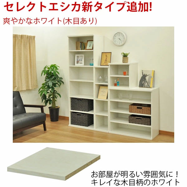 楽天市場】収納棚 幅40cm 奥行40cm セレクトエシカ9040(SS-9040EC) 幅