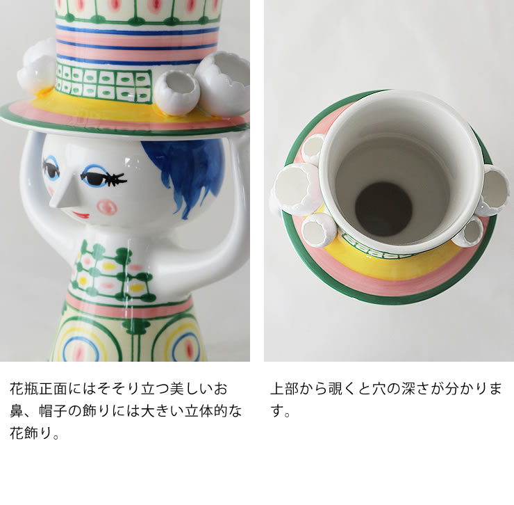 楽天市場】BJORN WIINBLAD（ビヨン・ヴィンブラッド）LADY WITH HAT