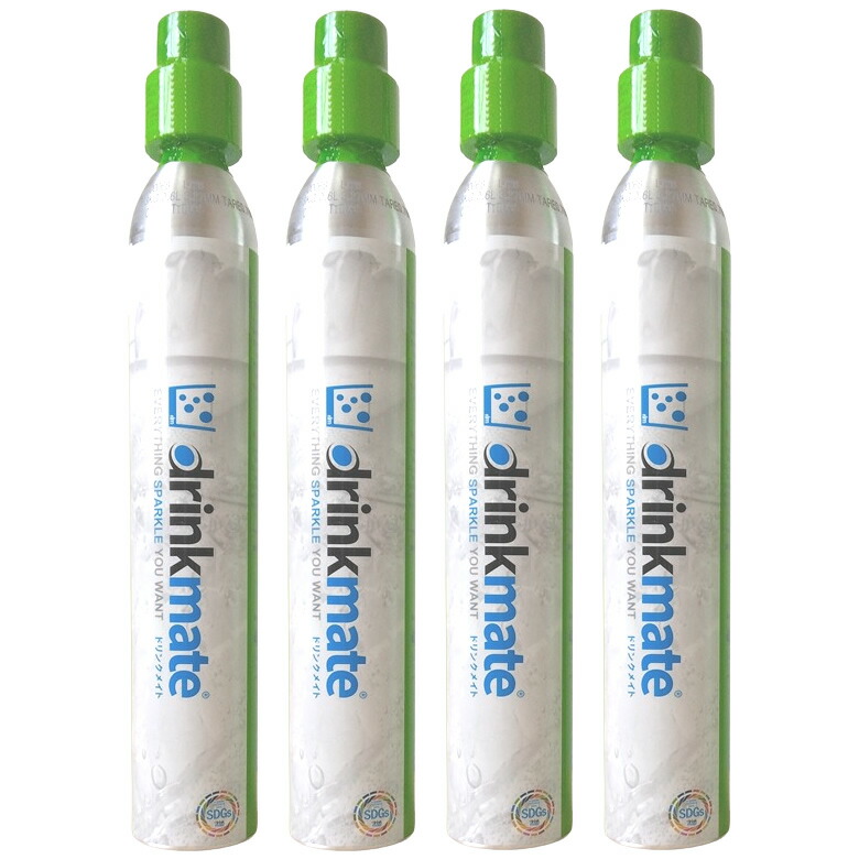 楽天市場】ドリンクメイト ガスシリンダー 新規 予備用 60L 1本 410g