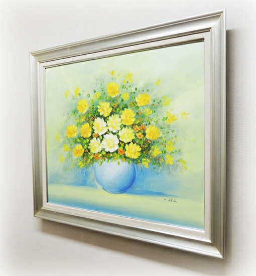楽天市場】絵画 油絵 花のある風景 F20号 （高田美里） 送料無料