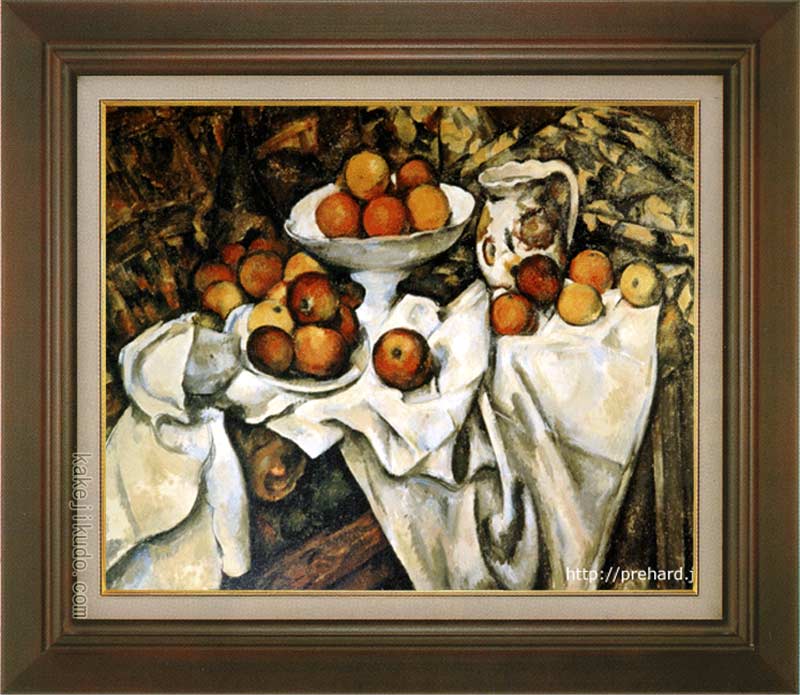 楽天市場】セザンヌ 絵画 リンゴとオレンジ F8号 送料無料 【複製