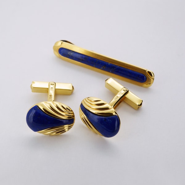 楽天市場】【限定1点】 K18 イエローゴールド ラピスラズリ ネクタイ