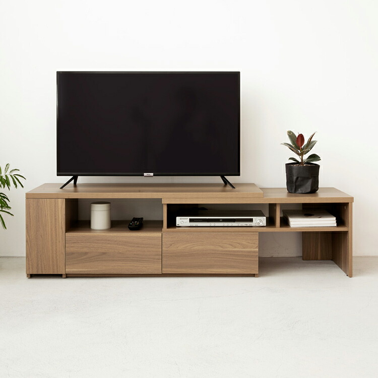 楽天市場】伸縮テレビボード テレビ台 おしゃれ コーナー ローボード