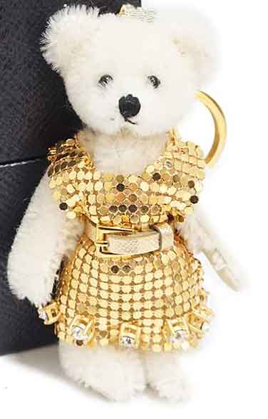 楽天市場】PRADA プラダキーリング＆フックホルダーテディーベアー