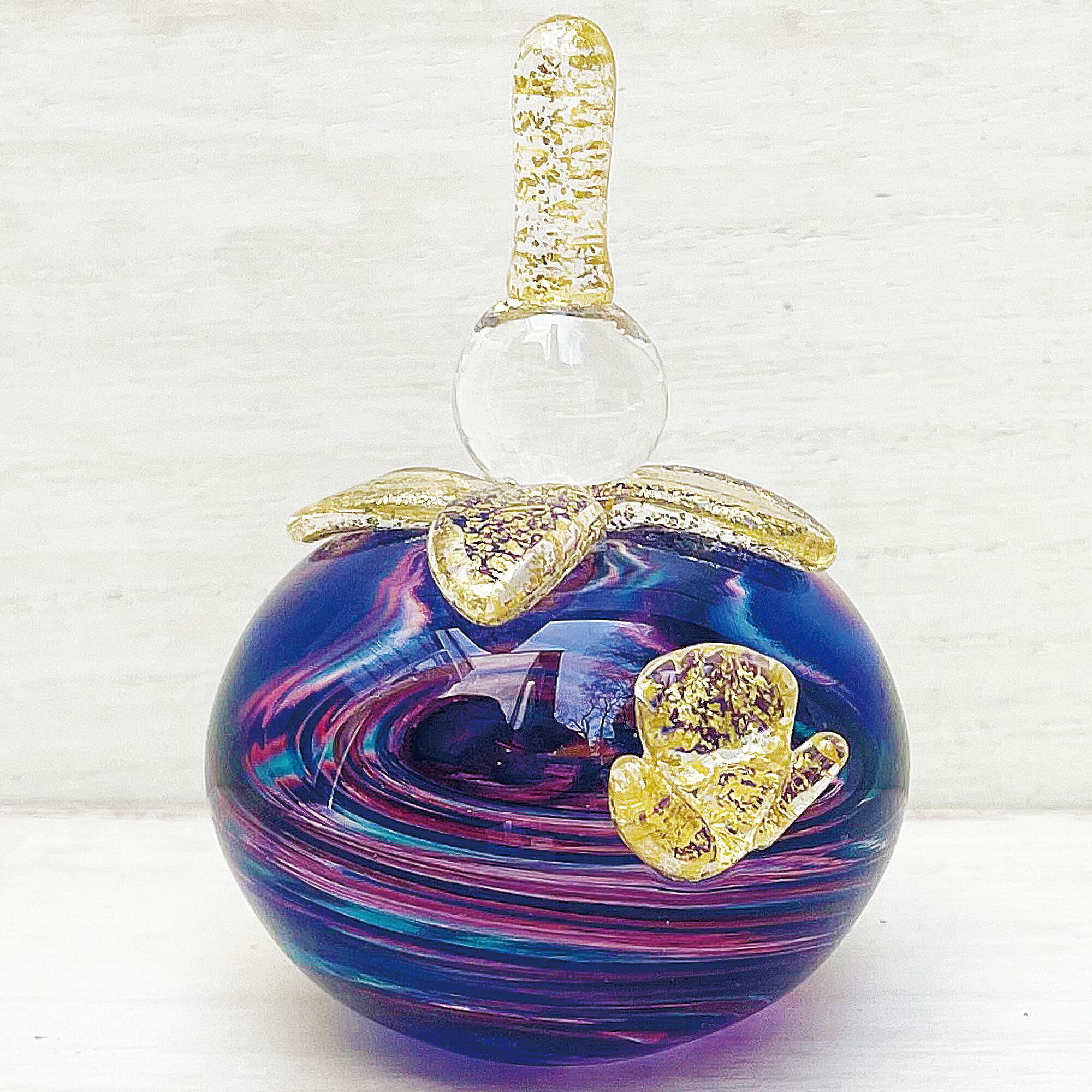 楽天市場】作家 清水柾 ガラス 雛人形 咲果 金敷台付き 箱入り ガラス