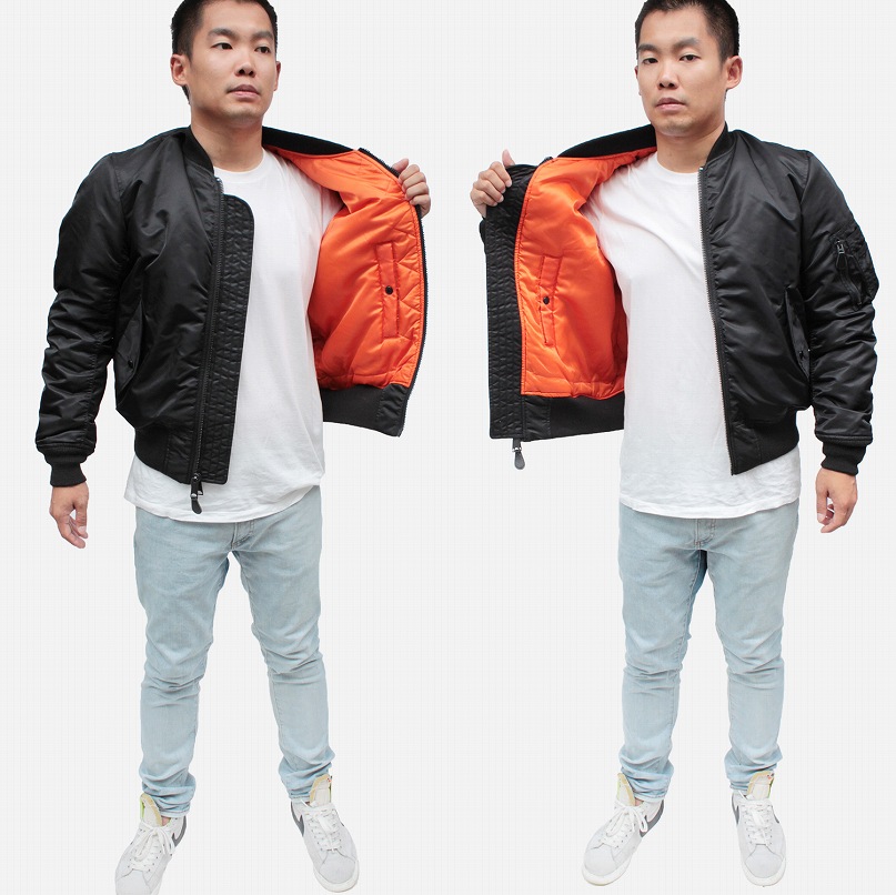 楽天市場】AVIREX フライトジャケット メンズ ナイロンジャケット