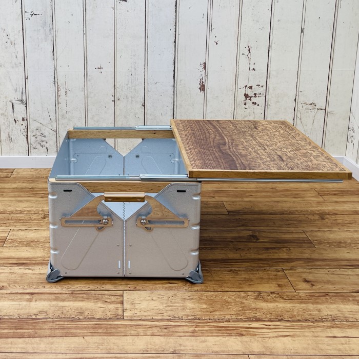 楽天市場】シェルフコンテナ 50タイプ専用 スライドレール式天板 木目