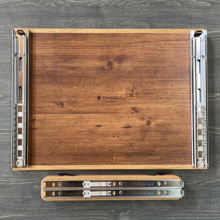 楽天市場】シェルフコンテナ 25タイプ専用 スライドレール式天板 木目