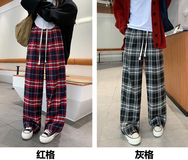 楽天市場】チェック柄 パンツ ズボン ボトムス スウェット ロング