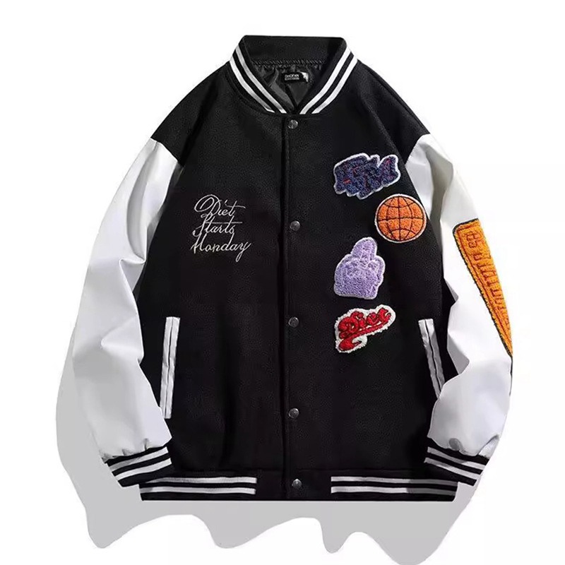 楽天市場】スタジャン ワッペン 刺繍入り ゆったり スタジアム