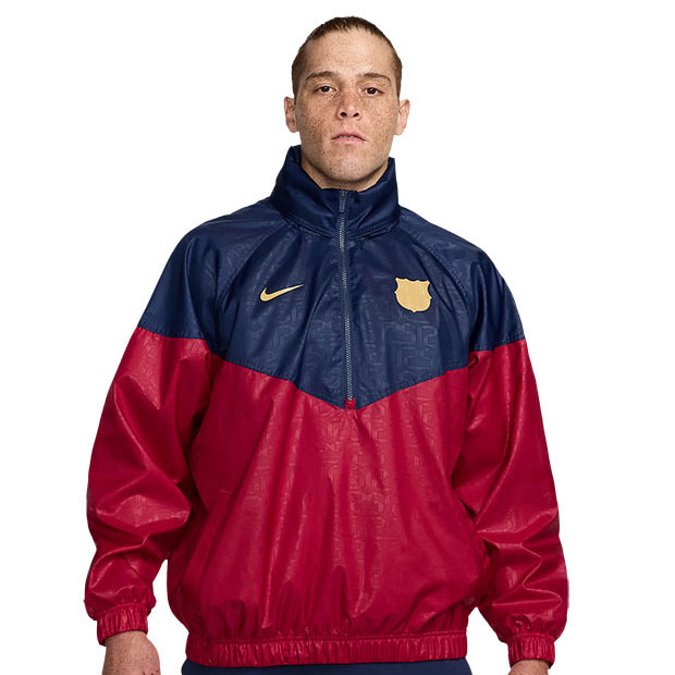 楽天市場】FCバルセロナ WR アノラックジャケット HM ノーブルレッド