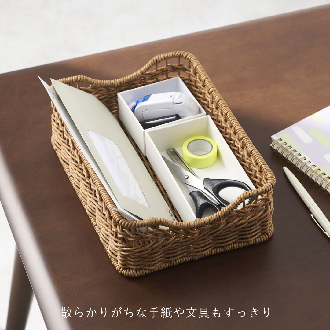 楽天市場】【KEYUCA公式店】ケユカ 洗えるPPラタンバスケット スリム浅