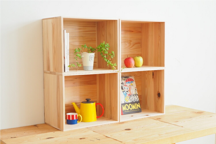 楽天市場】『木箱 SA15KN/取手なし/3箱セット(杉材)』国産無垢材