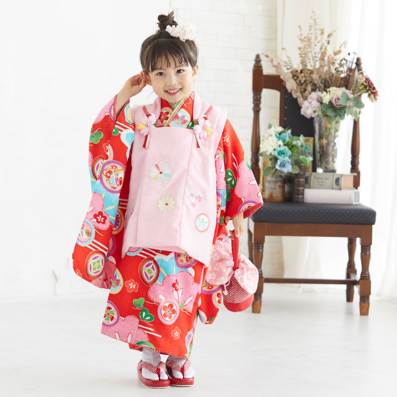 楽天市場】【レンタル】[七五三 着物 3歳 女の子] 三歳 「K078 式部