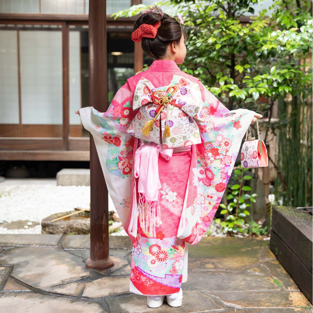 楽天市場】【レンタル】753 七五三 着物 7歳 フルセット 女の子