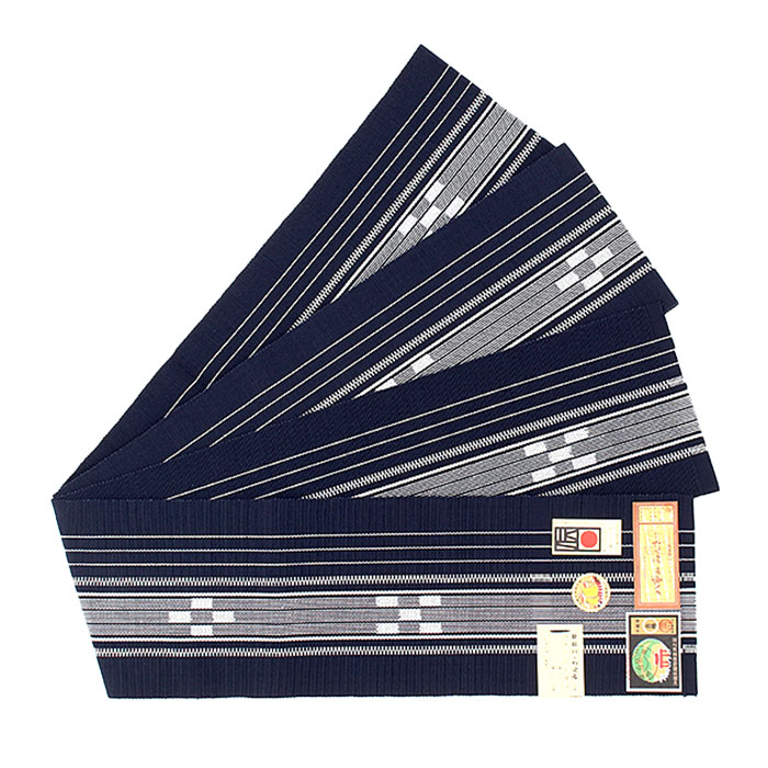 楽天市場】半幅帯 黒 赤 ベージュ アイボリー 黄 青 緑 藍 みんさー織